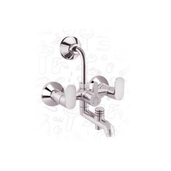 3-in-1 Wall Mixer with L-Bend