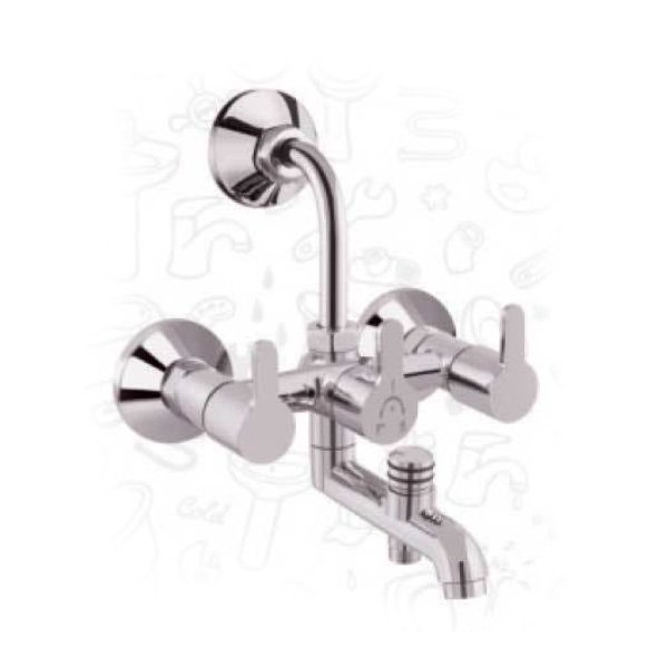 3-in-1 Wall Mixer with L-Bend