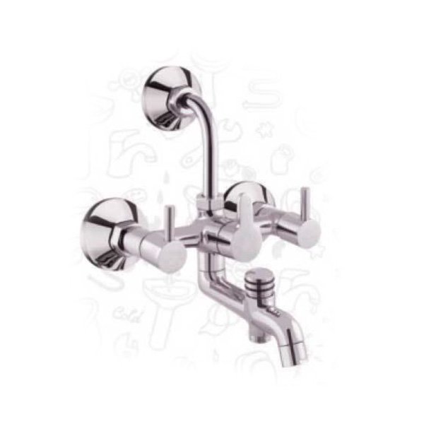 3-in-1 wall mixer with L-bend 3